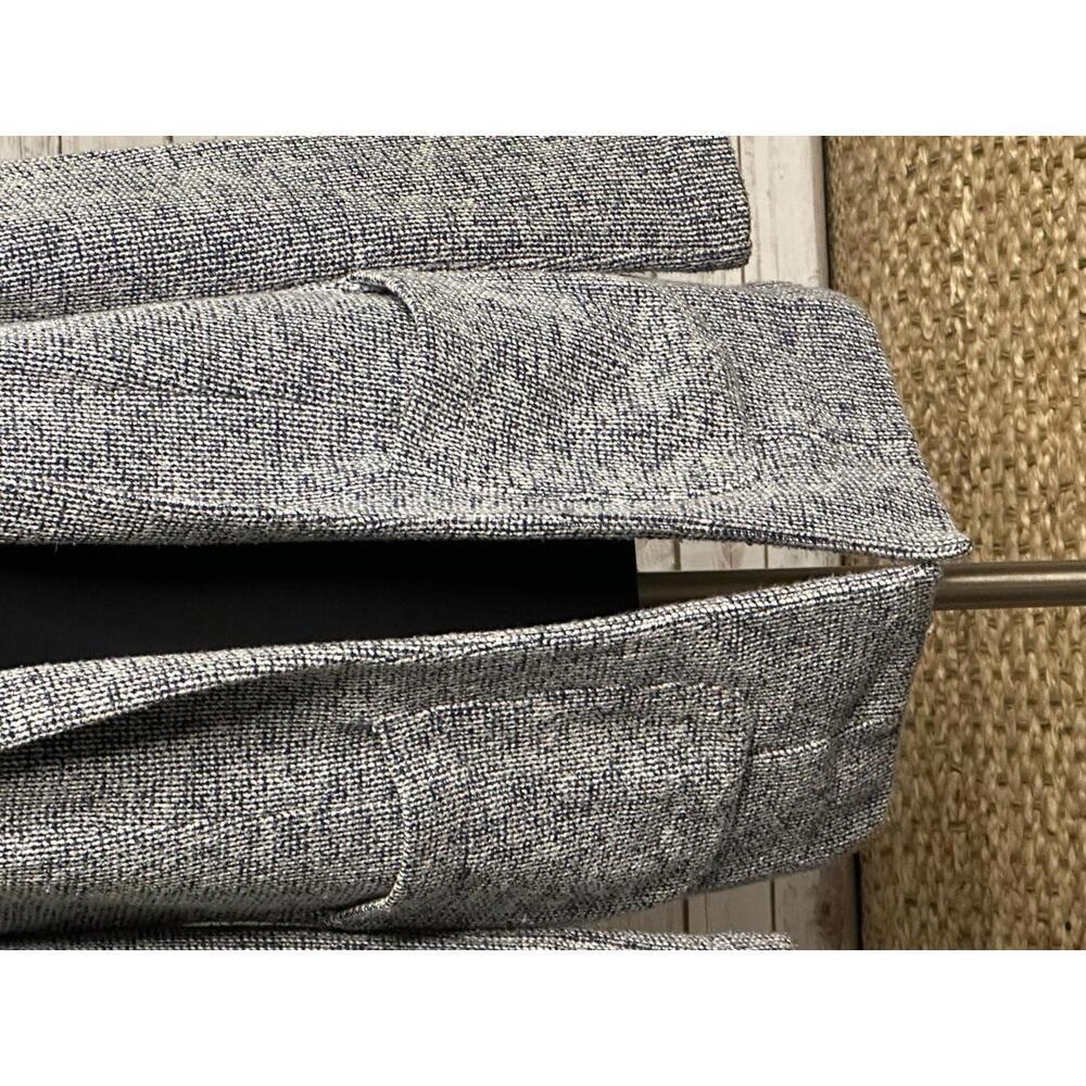 Topshop classic black/white tweed open front knit cardigan jacket Size 6 - Picture 3 of 6